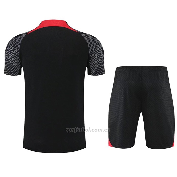 Chandal del Liverpool Manga Corta 2022-2023 Negro - Pantalon Corto